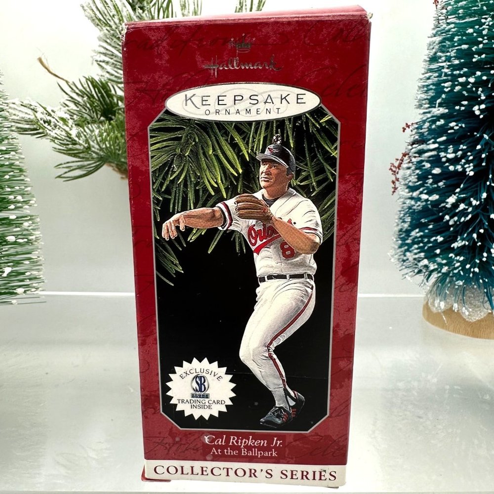 Hallmark Keepsake Series Christmas Holiday Ornament Cal Ripken Jr. Sports